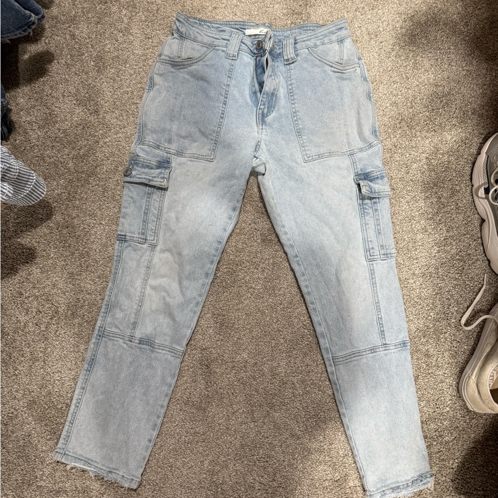 KanCan Light Blue Straight Leg Jeans